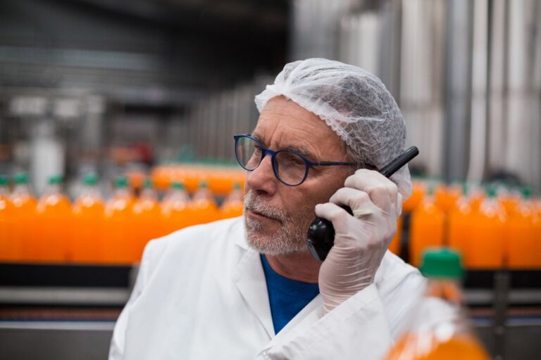 Radiocomunicação na indústria alimentícia